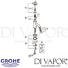 Grohe Atrio Pillar Tap XS-Size Spares